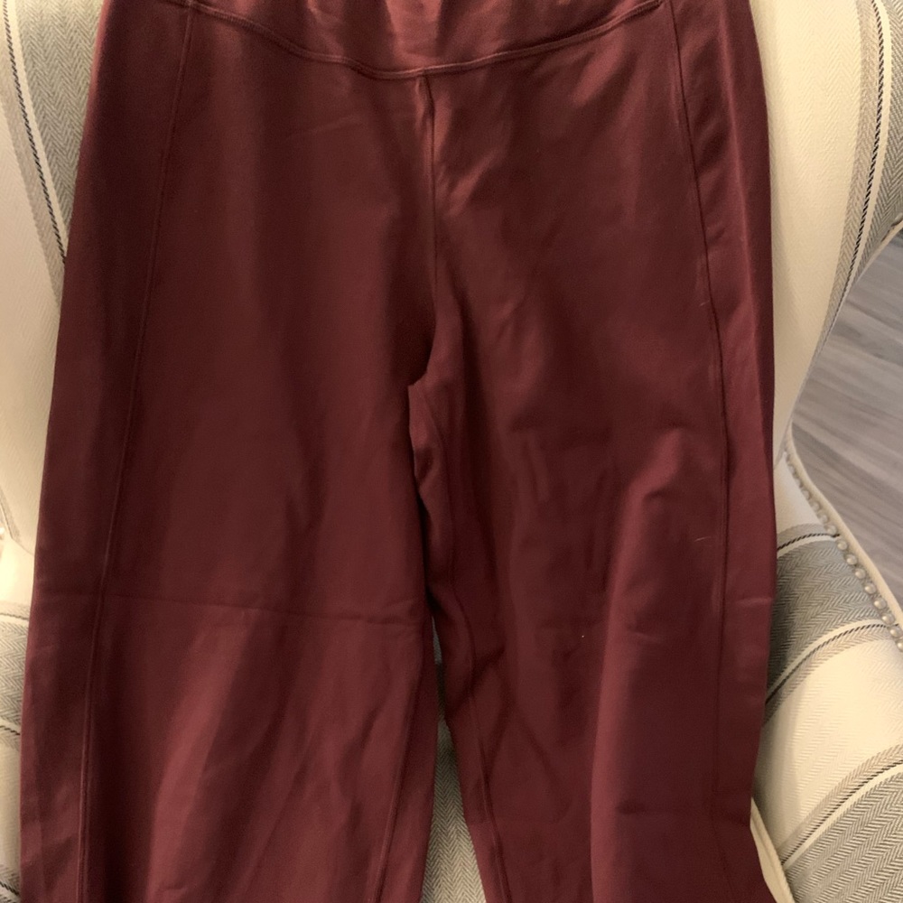 Authentic lululemon burgundy pants, 12